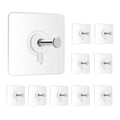Transparent Stainless Steel Photo Frame Hooks Self Adhesive Hooks 10 Pack
