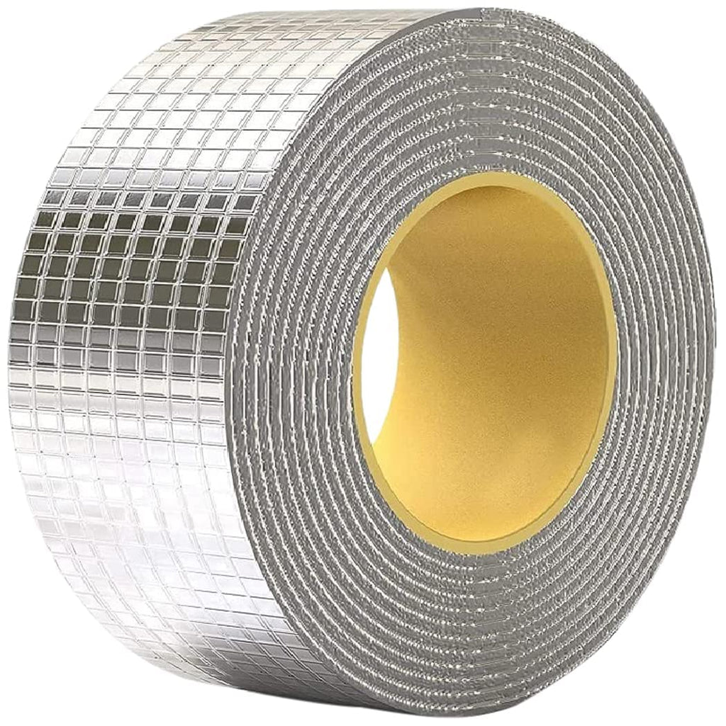 Super Strong Adhesive Waterproof tape Permanent Repair Roof Water Leakage Solution Rubber Foil Suitable for Roof Leak, surface Crack, Window Sill Gap, Boat Sealing, Tank Leak (4 Inch (10CM*5M))