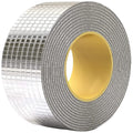 Super Strong Adhesive Waterproof tape Permanent Repair Roof Water Leakage Solution Rubber Foil Suitable for Roof Leak, surface Crack, Window Sill Gap, Boat Sealing, Tank Leak (4 Inch (10CM*5M))
